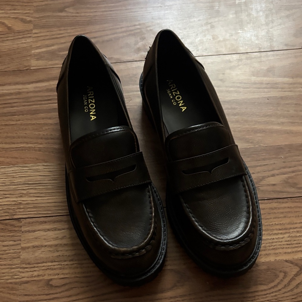 Arizona Jean Company Men's Dark Brown Slip-On Loafers
